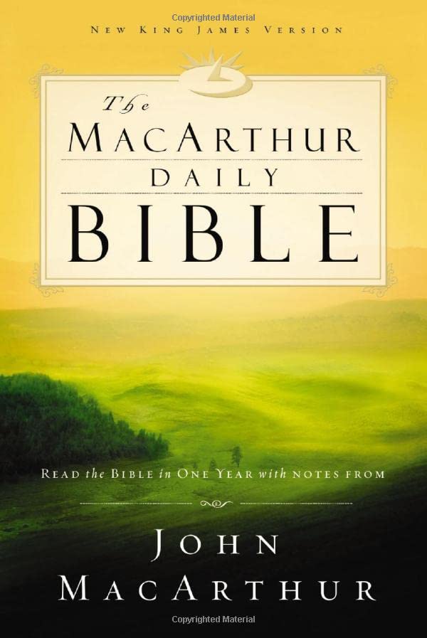 The MacArthur daily Bible Cover