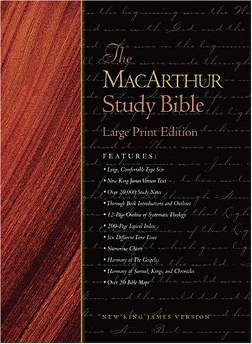 The MacArthur Study Bible - Large Print Edition Cover
