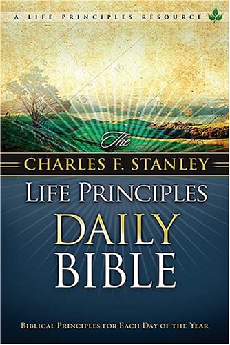 The Charles F. Stanley Life Principles Daily Bible Cover