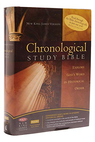 The chronological study Bible Cover