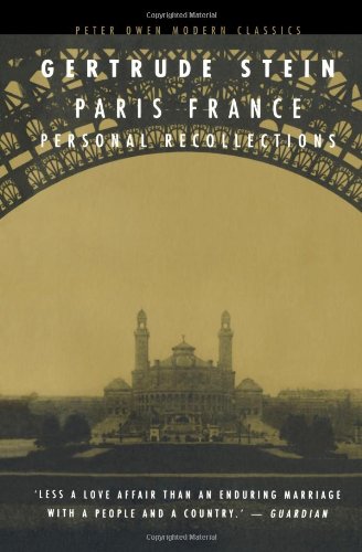Paris France (Peter Owen Modern Classic) Cover