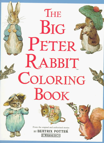 The Big Peter Rabbit Coloring Book Cover