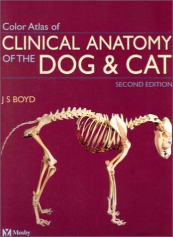 Color atlas of clinical anatomy of the dog & cat Cover