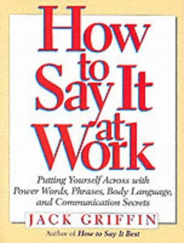 How to say it at work Cover