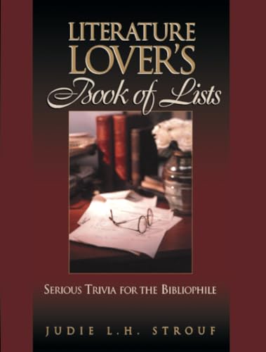 Literature Lover's Book Of Lists  Cover