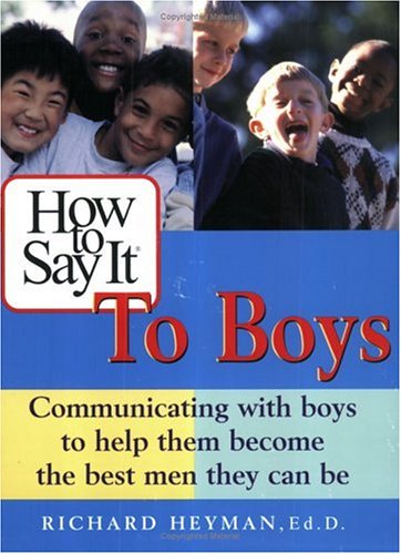 How to say it to boys Cover