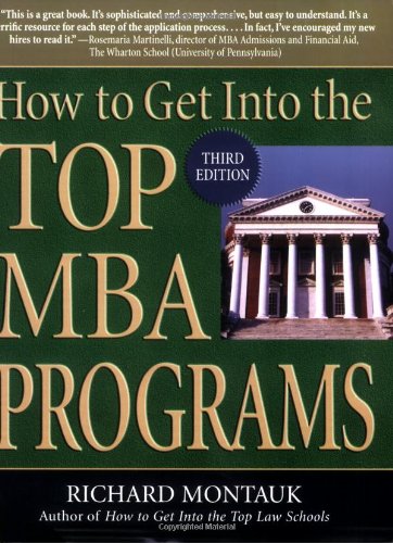 How to Get Into the Top MBA Programs Poster