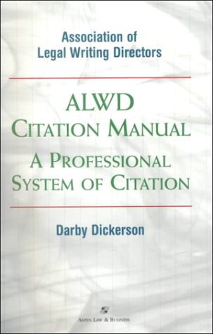ALWD citation manual Cover