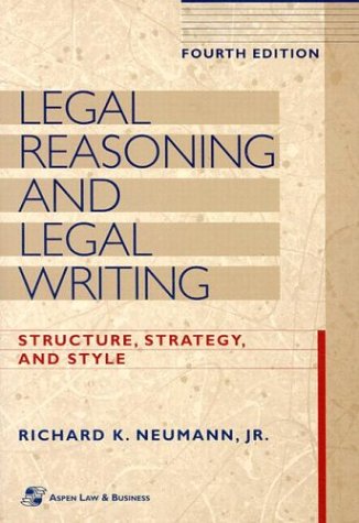 Legal reasoning and legal writing Cover