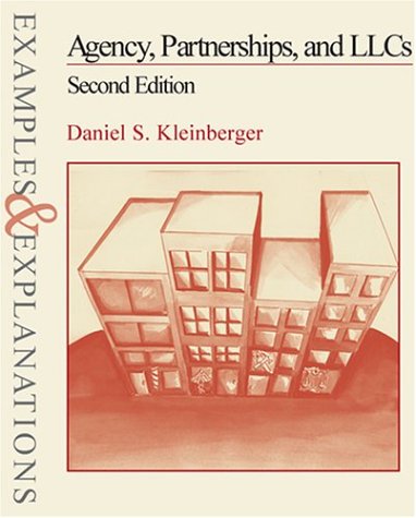 Agency, partnerships, and LLCs Cover