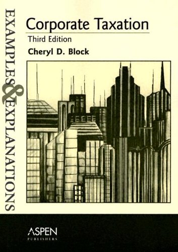 Corporate taxation Cover