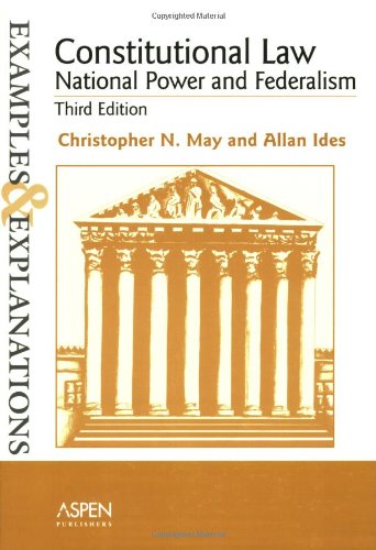 Constitutional law--national power and federalism Cover