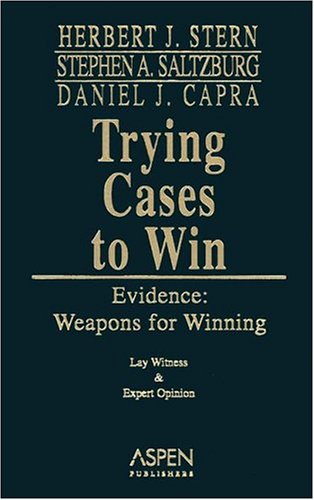Trying cases to win. Cover
