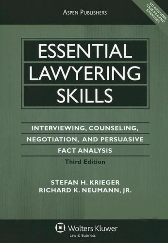 Essential lawyering skills Cover