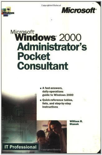 Microsoft Windows 2000 administrator's pocket consultant Cover