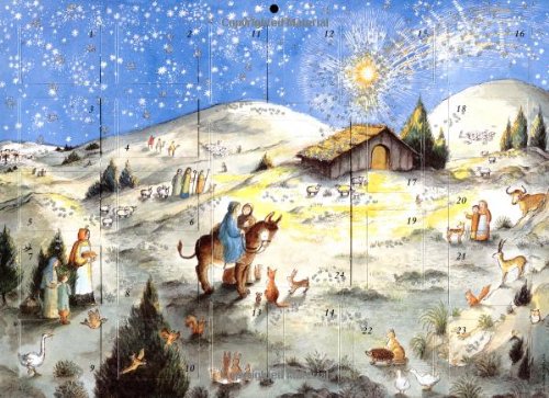 Away in a Manger Advent Calendar Cover