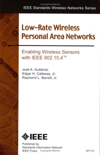 IEEE 802.15.4 Low-Rate Wireless Personal Area Networks Cover