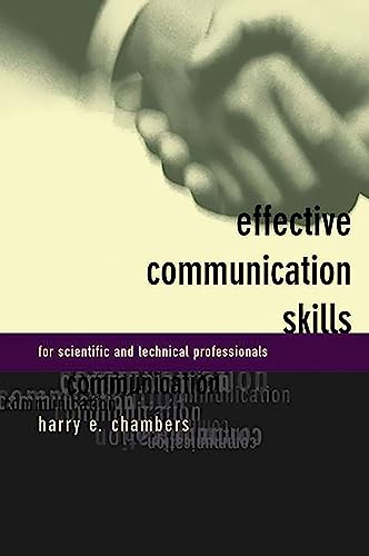 Effective communication skills for scientific and technical professionals Cover