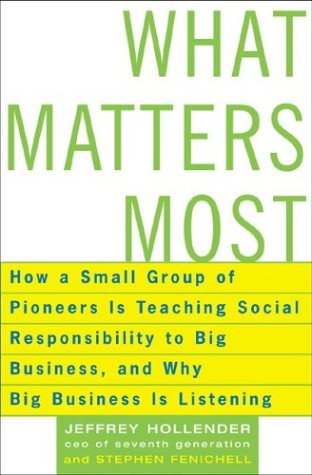 What matters most Cover