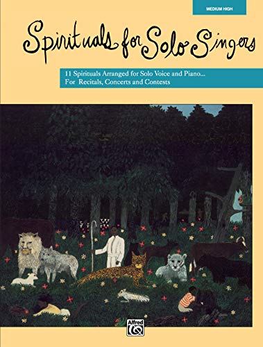 Spirituals for Solo Singers for Medium High Voice Cover