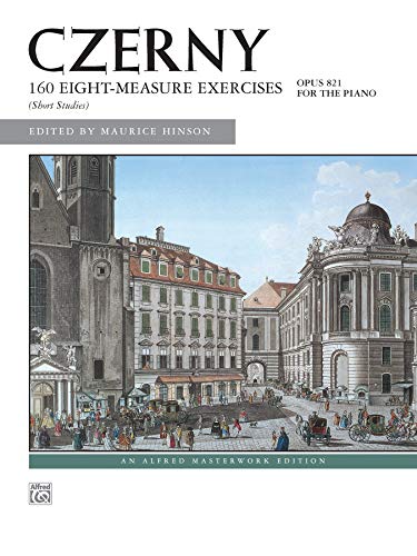 160 8-Measure Exercises, Op. 821 (Alfred Masterwork Edition) Cover