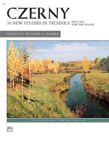 30 New Studies in Technique, Op. 849 (Alfred Masterwork Edition) Cover