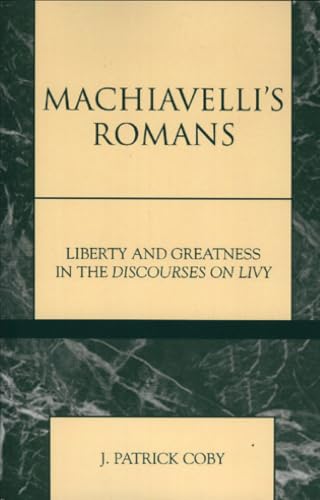 Machiavelli's Romans Cover