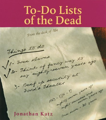 To-do lists of the dead Cover