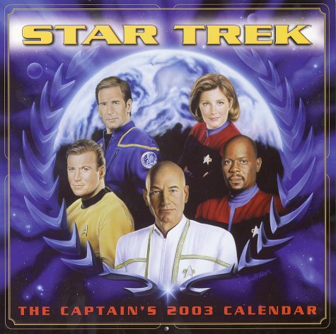Star Trek Captains Wall 2003 Cover