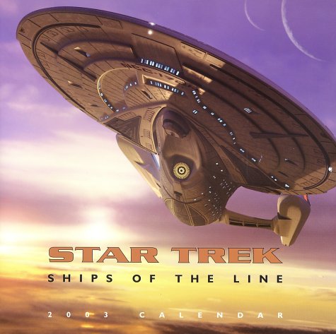 Star Trek Ships of the Line 2003 Calendar (Star Trek (Calendars)) Cover