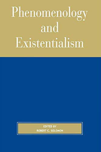 Phenomenology and existentialism Cover