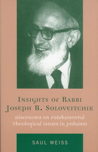 Insights of Rabbi Joseph B. Soloveitchik Cover