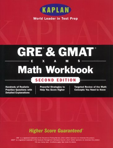 GRE/GMAT math workbook Cover