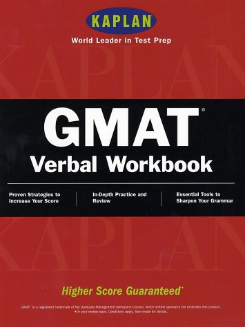 GMAT exam verbal workbook Cover