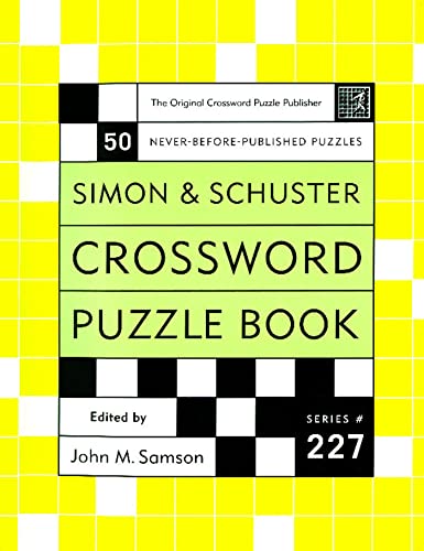 Simon and Schuster Crossword Puzzle Book #227 Cover
