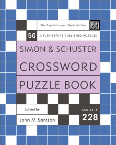 Simon and Schuster Crossword Puzzle Book #228  Cover