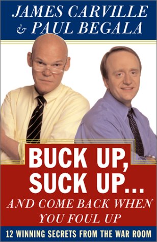 Buck up, suck up-- and come back when you foul up Cover