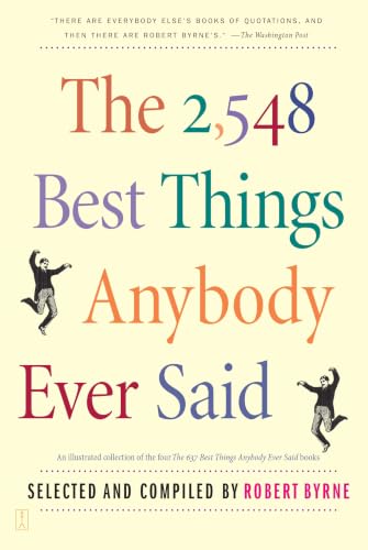 The 2,548 best things anybody ever said Cover