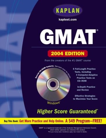 Kaplan GMAT 2004 with CD-ROM Cover