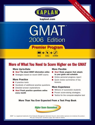 Kaplan GMAT 2006, Premier Program Poster
