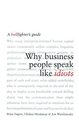 Why business people speak like idiots Cover