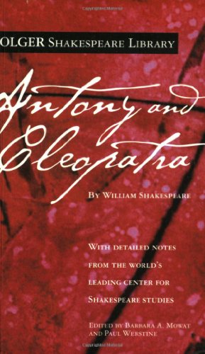 Antony and Cleopatra (Folger Shakespeare Library) Cover