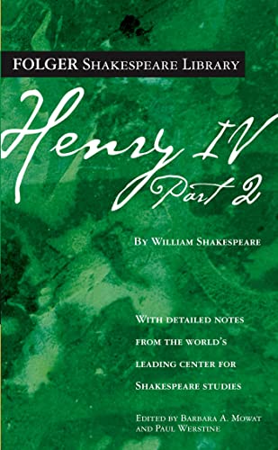 Henry IV, Part II (Folger Shakespeare Library) Cover