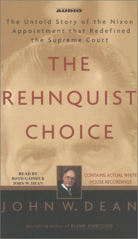 The Rehnquist Choice Cover