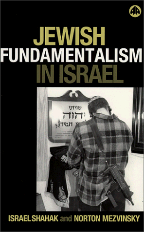 Jewish Fundamentalism in Israel (Pluto Middle Eastern Studies) Cover