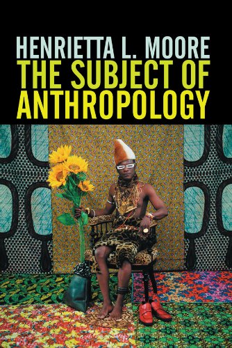 The subject of anthropology Cover