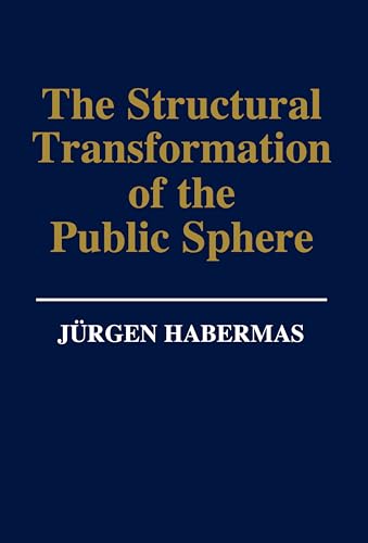 The Structural Transformation of the Public Sphere Cover