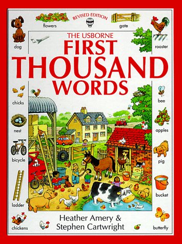 The Usborne First Thousand Words (Picture Word Books) Cover