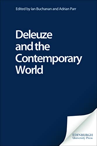 Deleuze and the contemporary world Cover