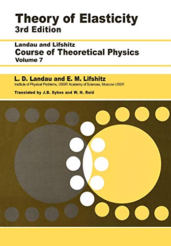 Theory of Elasticity, Third Edition Cover